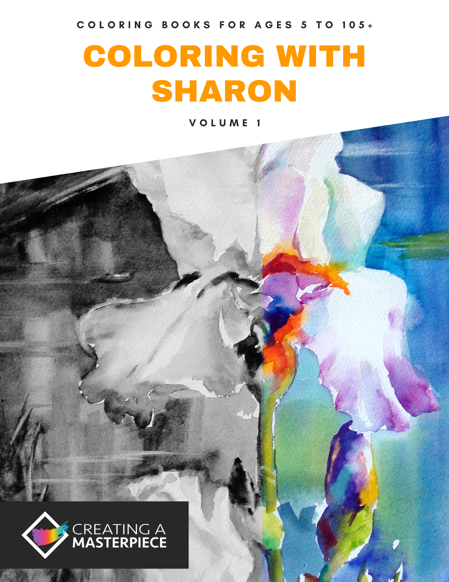 Coloring With Sharon, V1 - Book Cover Coloring With Sharon, V1 - Book Cover